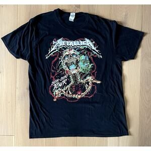 Metallca Hardwired Tour T-Shirt XL 2018 Concert Tee